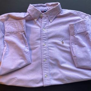 Polo Ralph Lauren Lavender Oxford button down size M